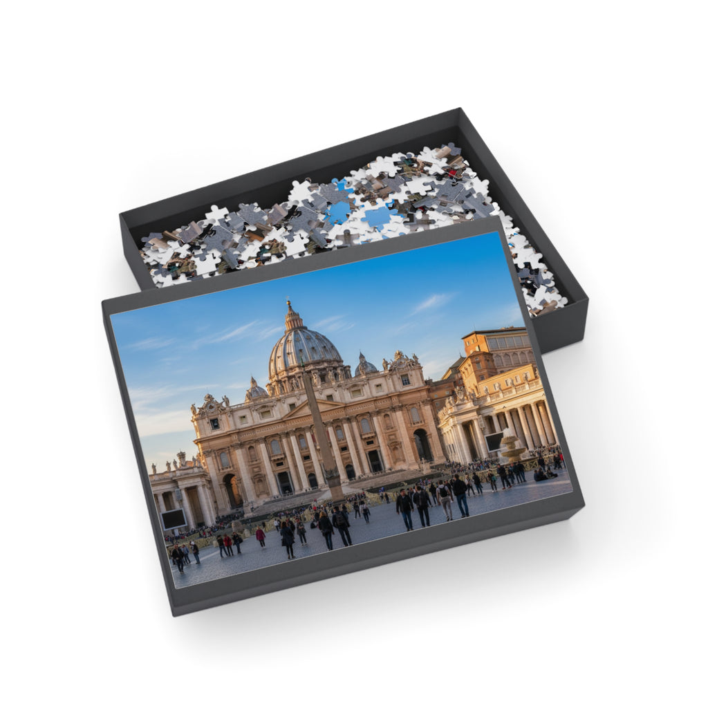 St. Peter’s Basilica Jigsaw Puzzle — Rome Cathedral Landmark Puzzle (96/252/500/1000 pcs)