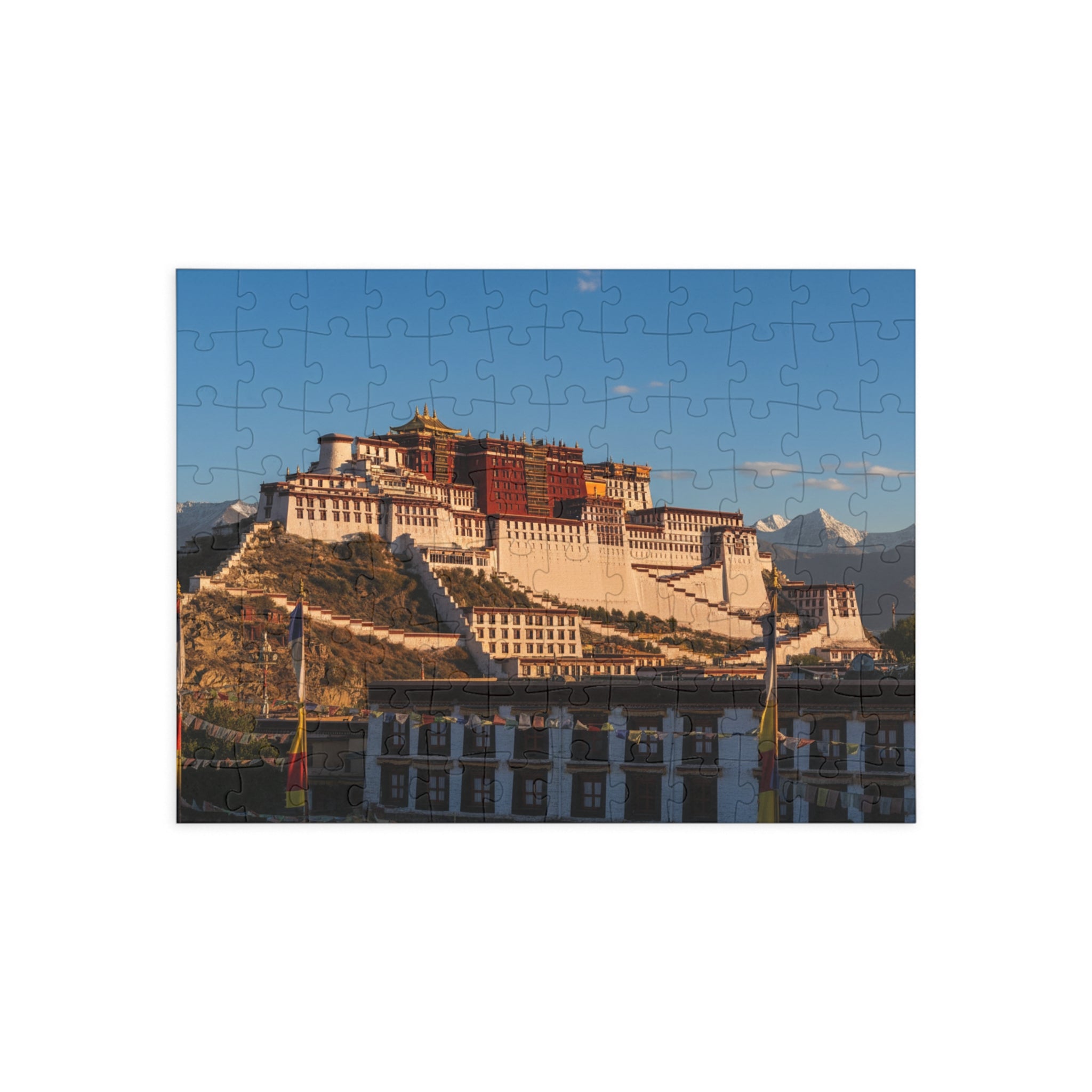 Potala Palace Jigsaw Puzzle — Scenic Tibet Landmark Puzzle (96/252/500/1000 pcs)