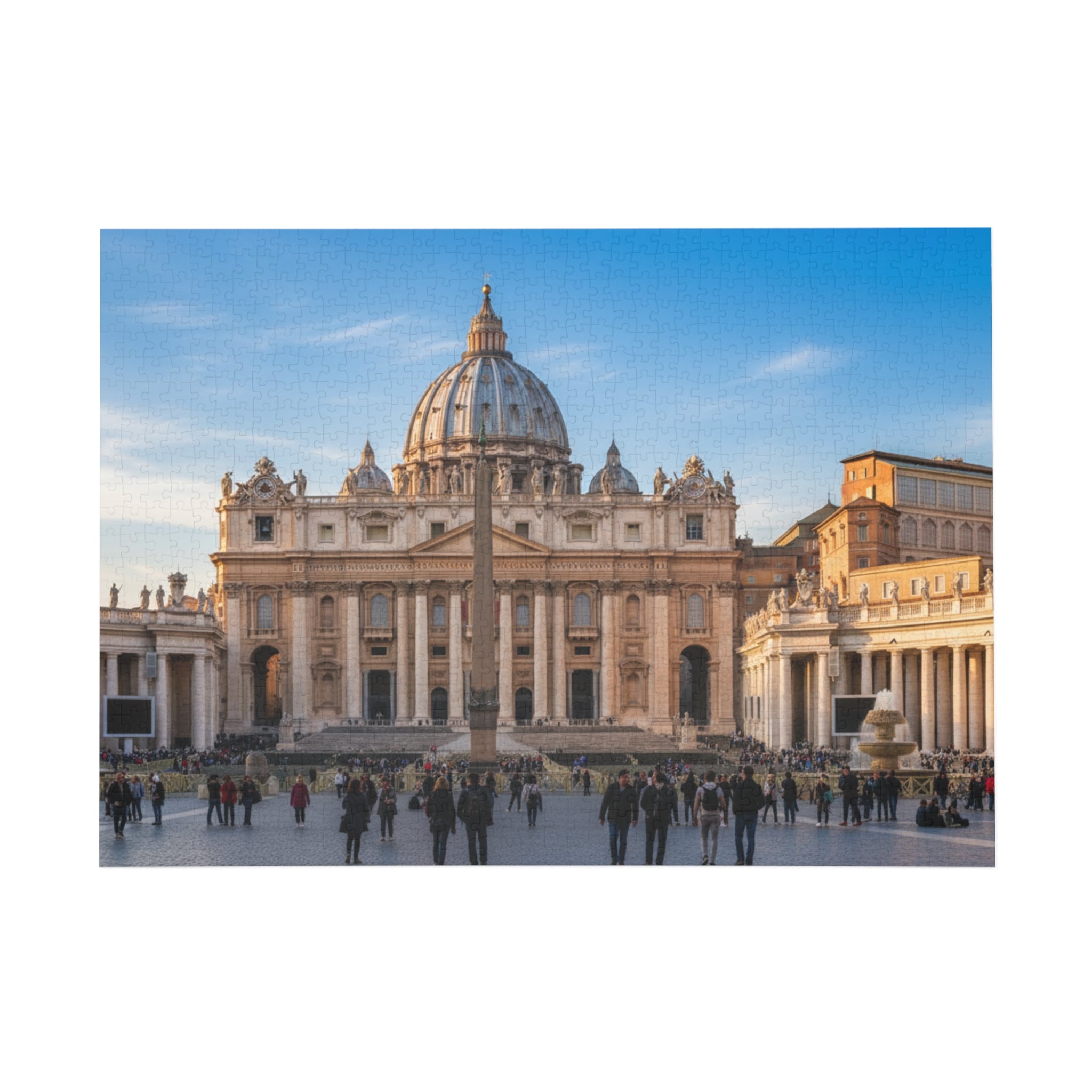St. Peter’s Basilica Jigsaw Puzzle — Rome Cathedral Landmark Puzzle (96/252/500/1000 pcs)