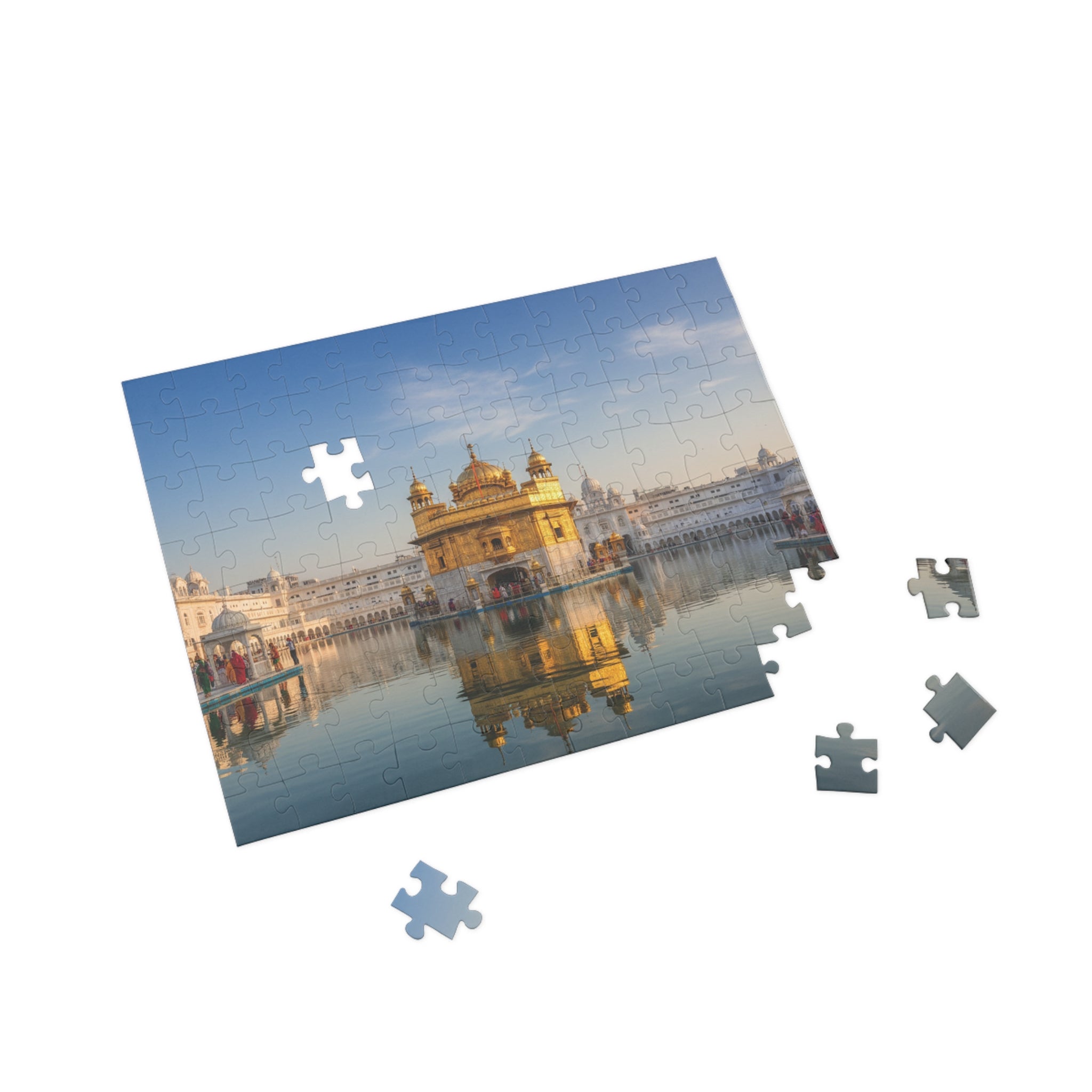 Golden Temple Reflection Jigsaw Puzzle — Scenic India Landmark Puzzle (96/252/500/1000 pcs)