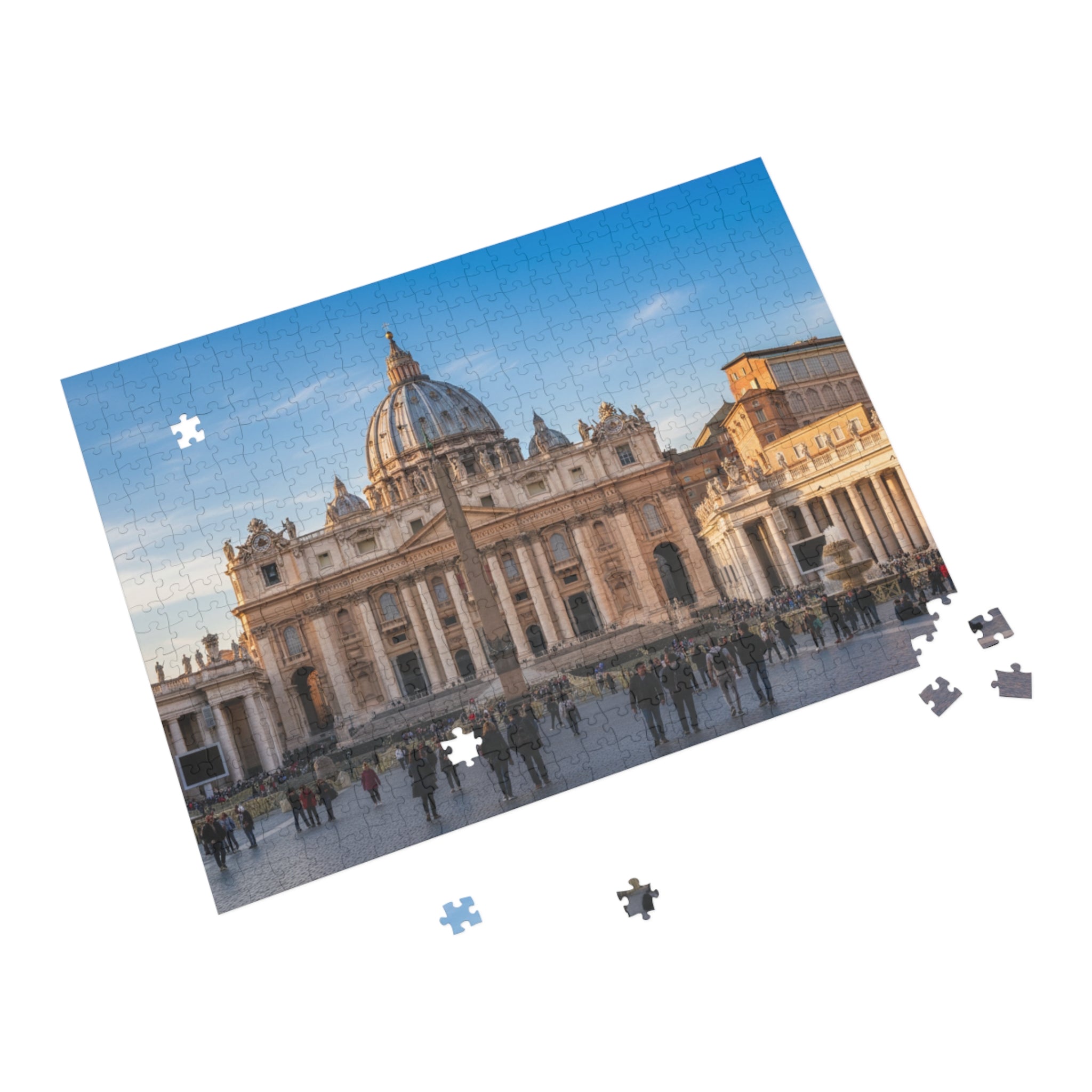 St. Peter’s Basilica Jigsaw Puzzle — Rome Cathedral Landmark Puzzle (96/252/500/1000 pcs)