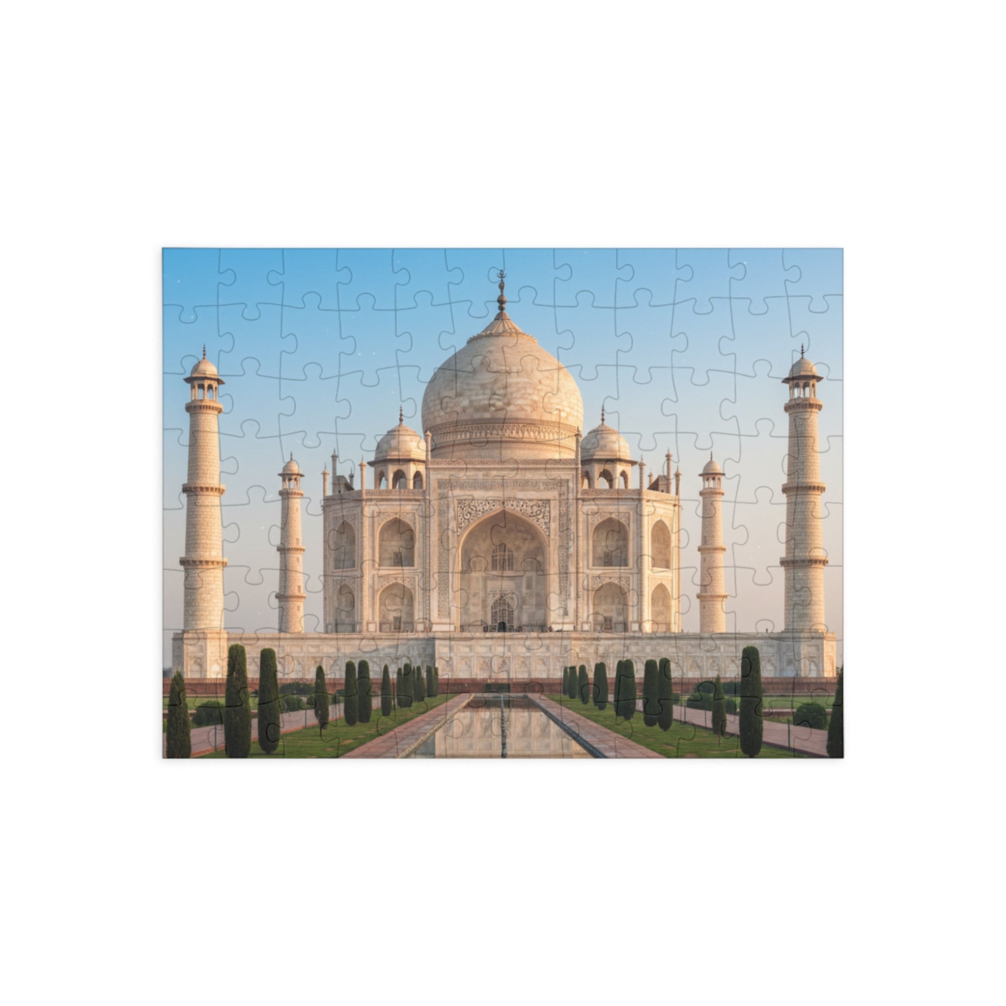 Taj Mahal Jigsaw Puzzle — Scenic India Landmark 96/252/500/1000-Piece