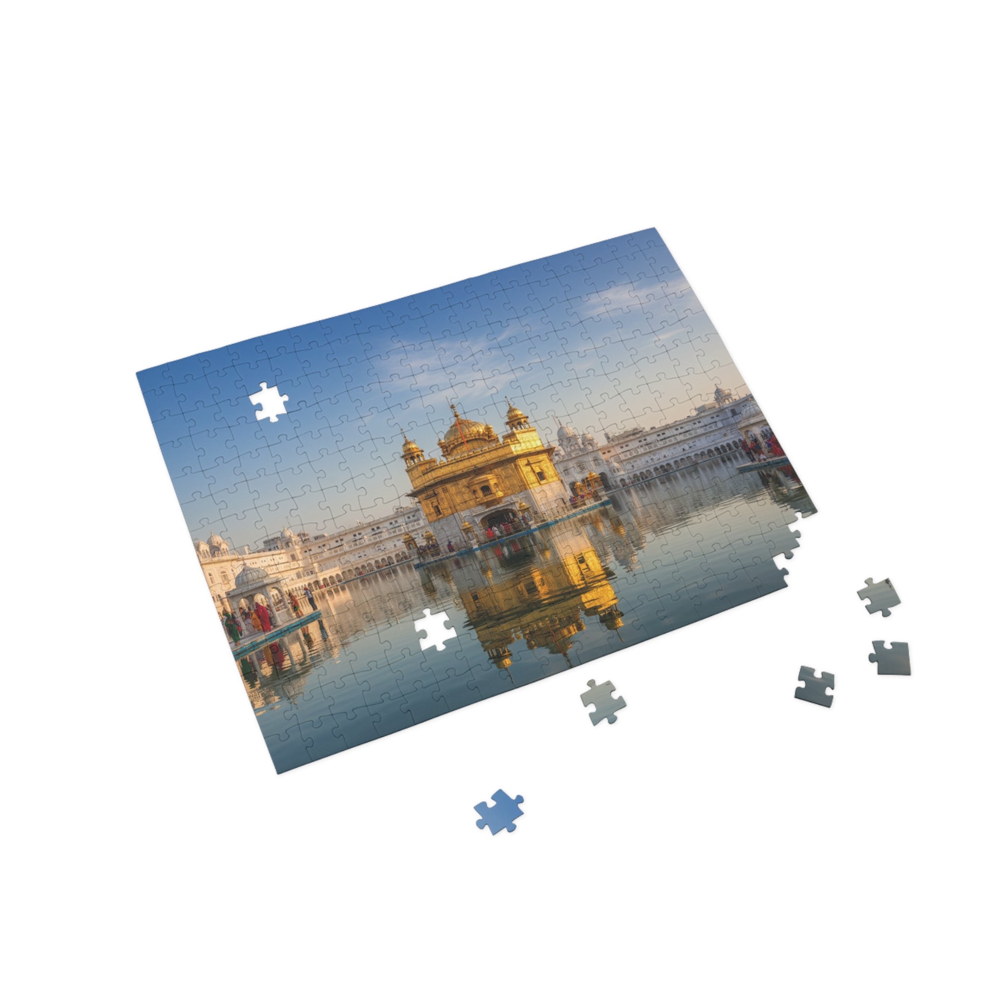 Golden Temple Reflection Jigsaw Puzzle — Scenic India Landmark Puzzle (96/252/500/1000 pcs)