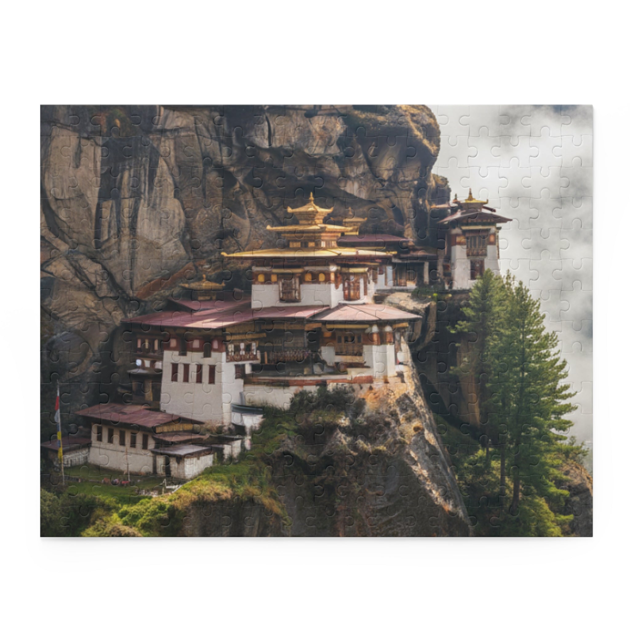 Tiger’s Nest Monastery Scenic Puzzle — 500/252/120-Piece Himalayan Temple Jigsaw