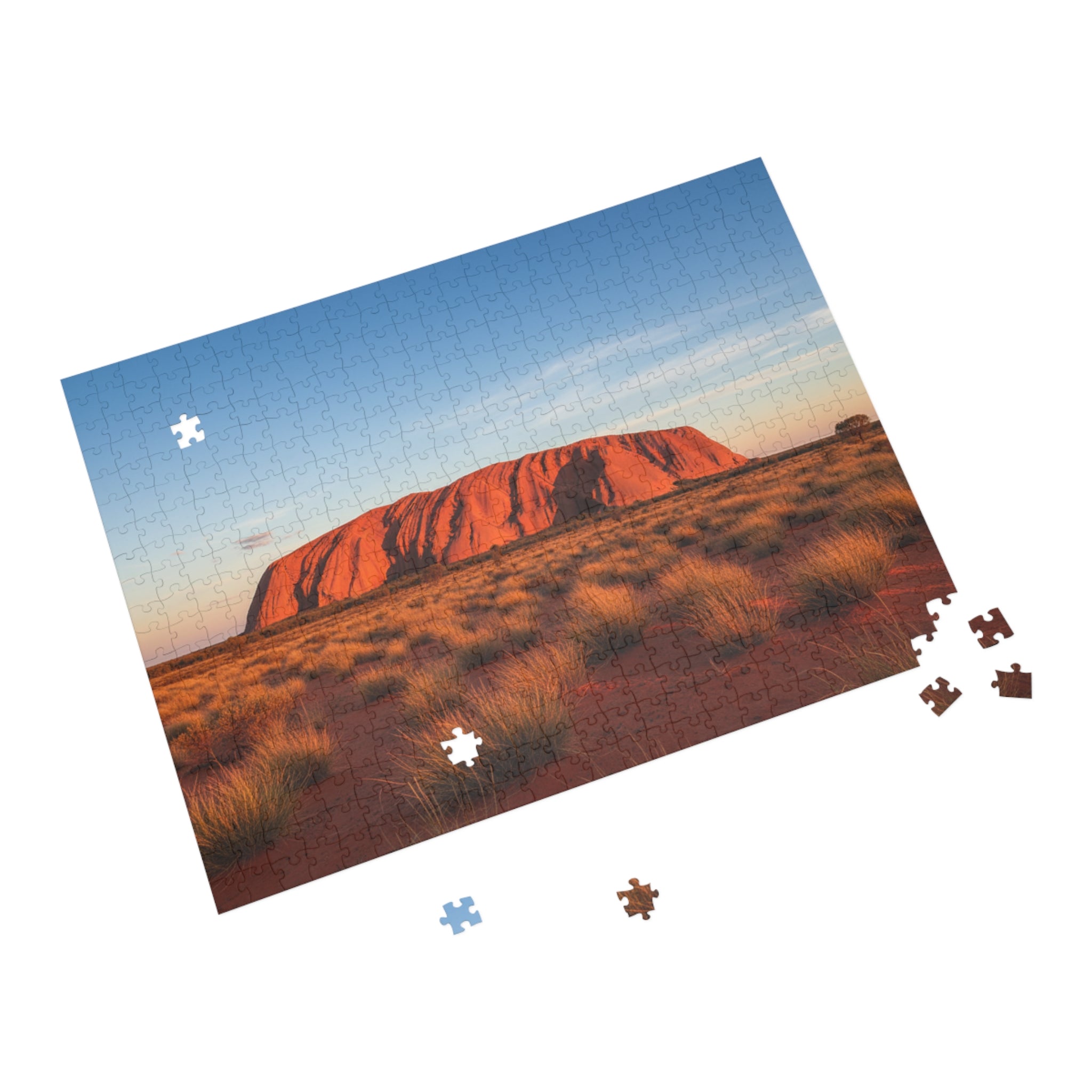 Uluru Sunset Landscape Puzzle — Australian Outback Jigsaw (96/252/500/1000 pcs)