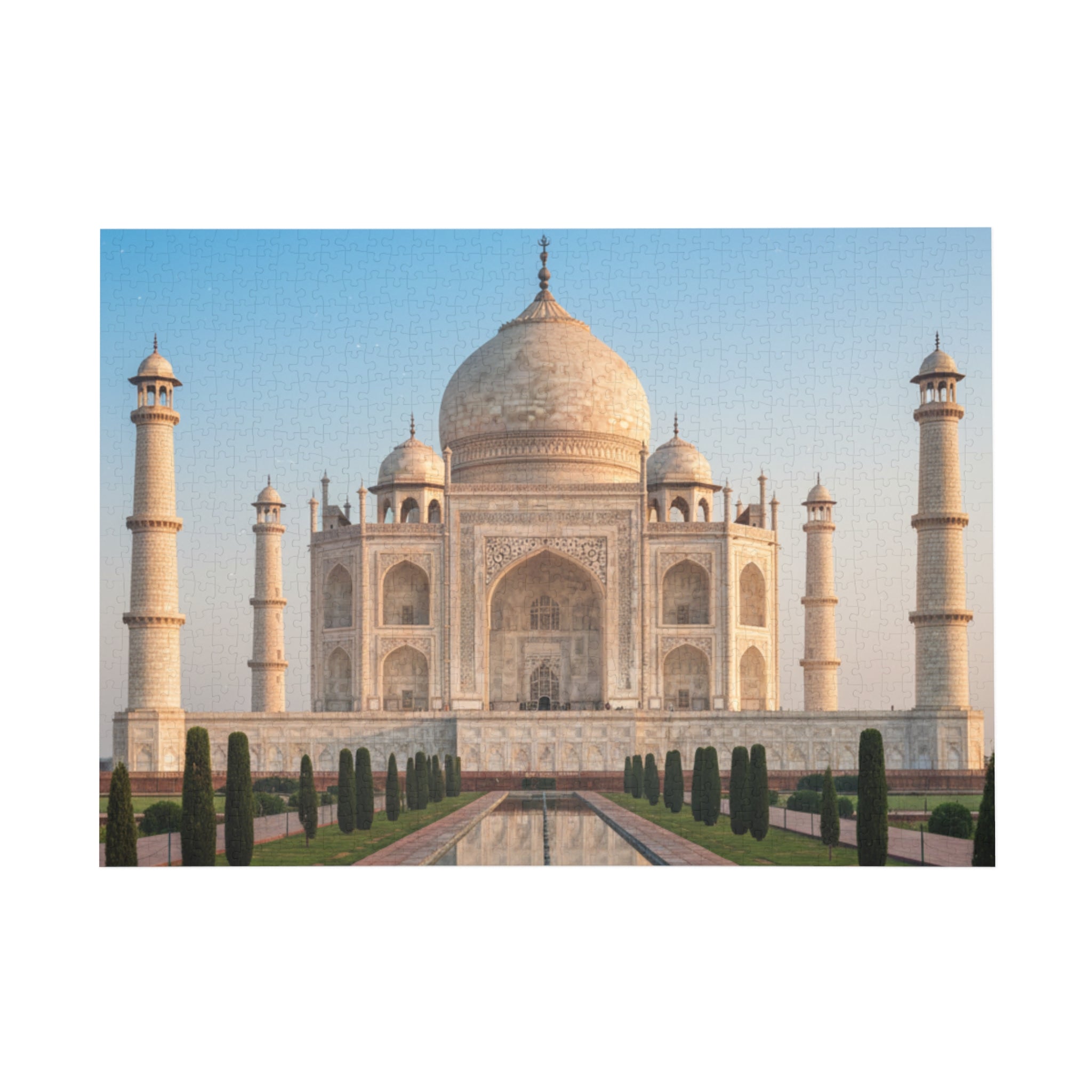 Taj Mahal Jigsaw Puzzle — Scenic India Landmark 96/252/500/1000-Piece