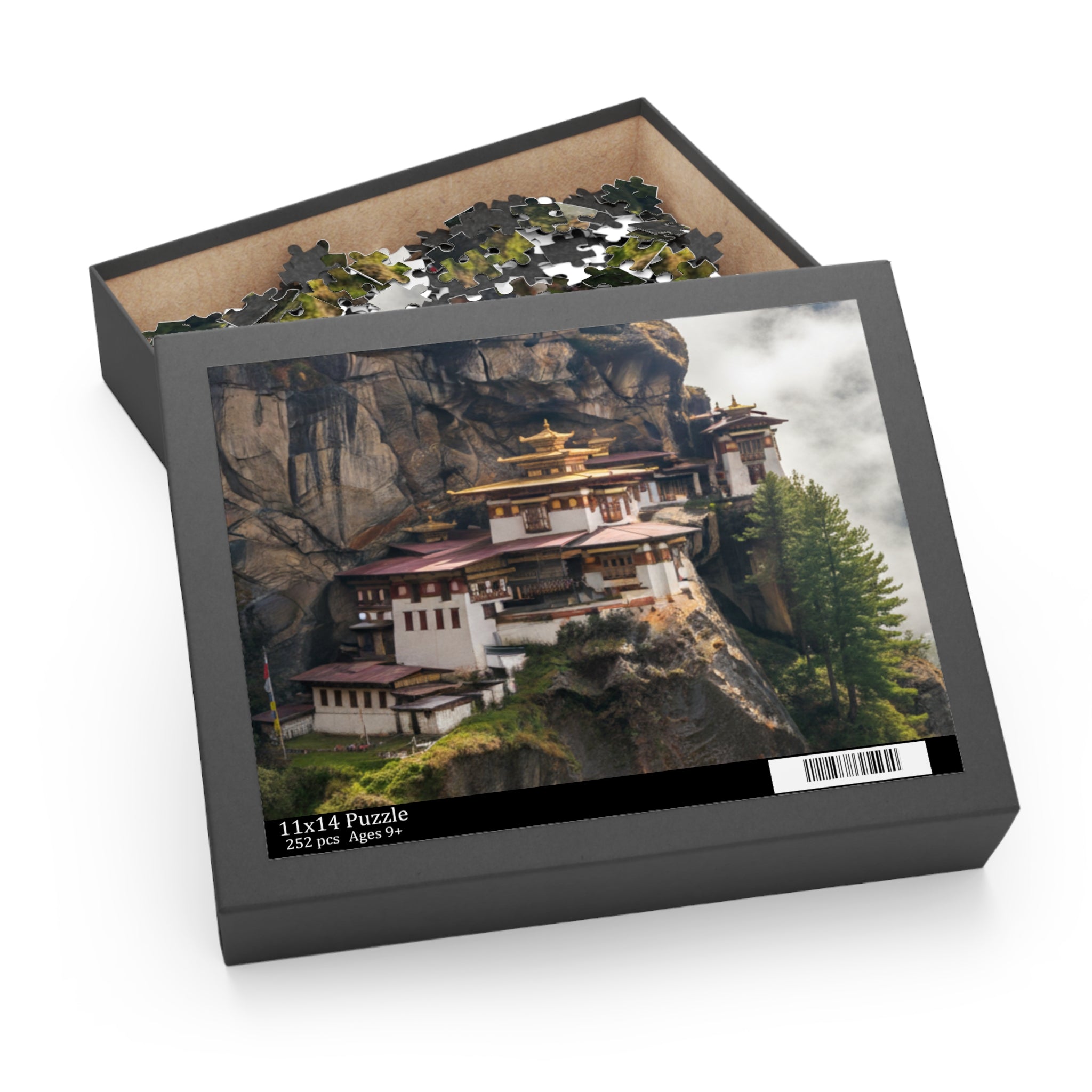 Tiger’s Nest Monastery Scenic Puzzle — 500/252/120-Piece Himalayan Temple Jigsaw