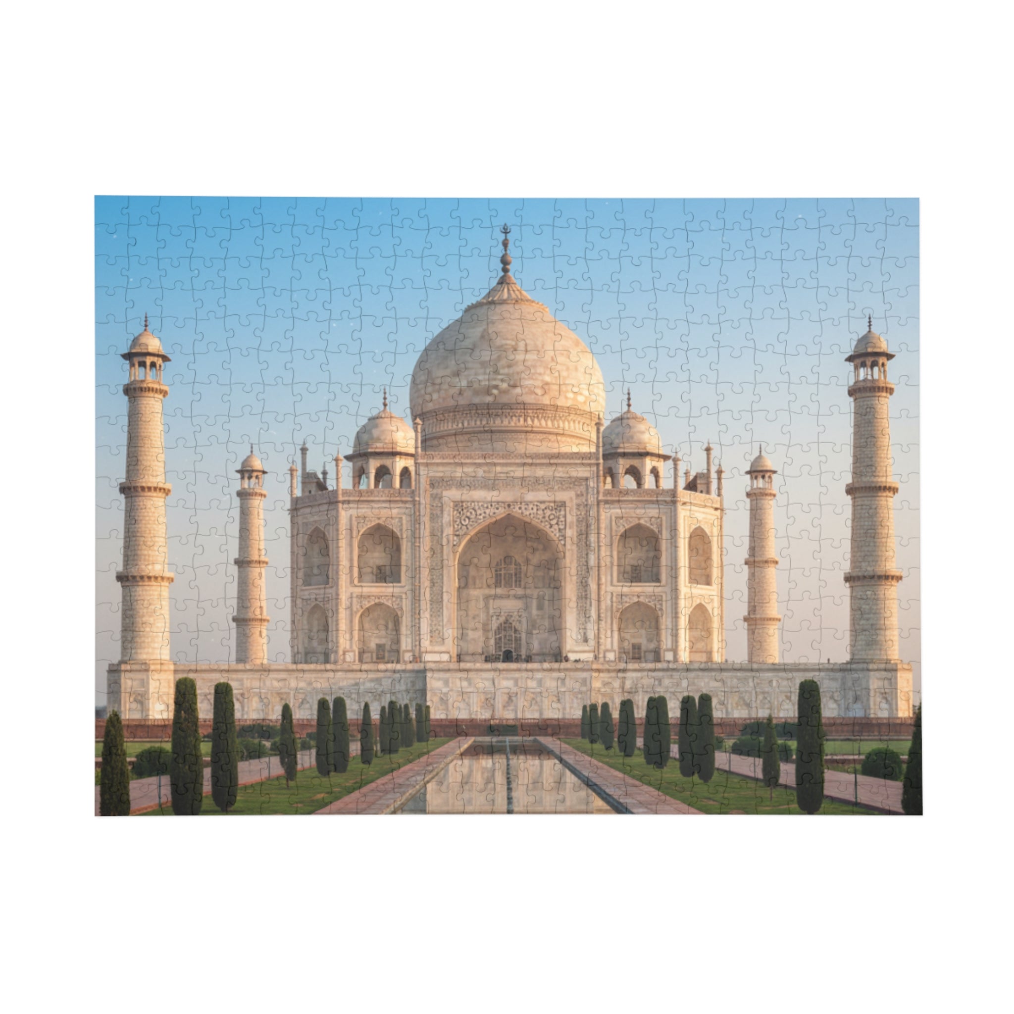Taj Mahal Jigsaw Puzzle — Scenic India Landmark 96/252/500/1000-Piece