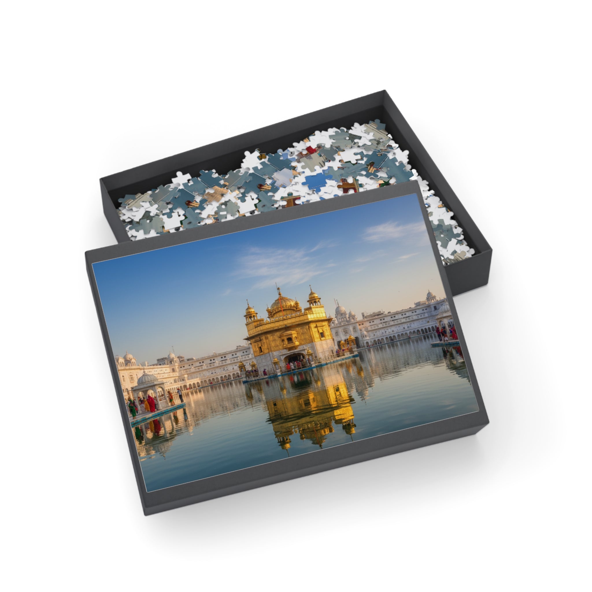 Golden Temple Reflection Jigsaw Puzzle — Scenic India Landmark Puzzle (96/252/500/1000 pcs)