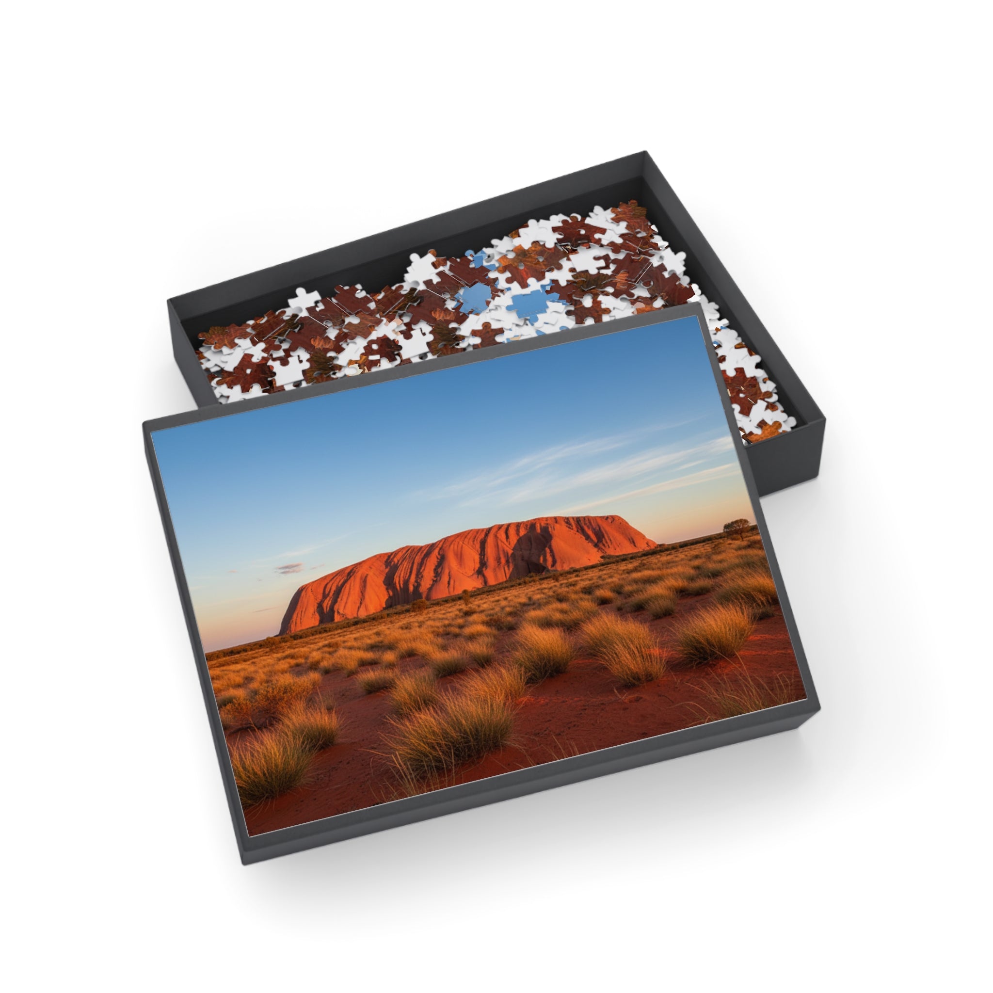 Uluru Sunset Landscape Puzzle — Australian Outback Jigsaw (96/252/500/1000 pcs)