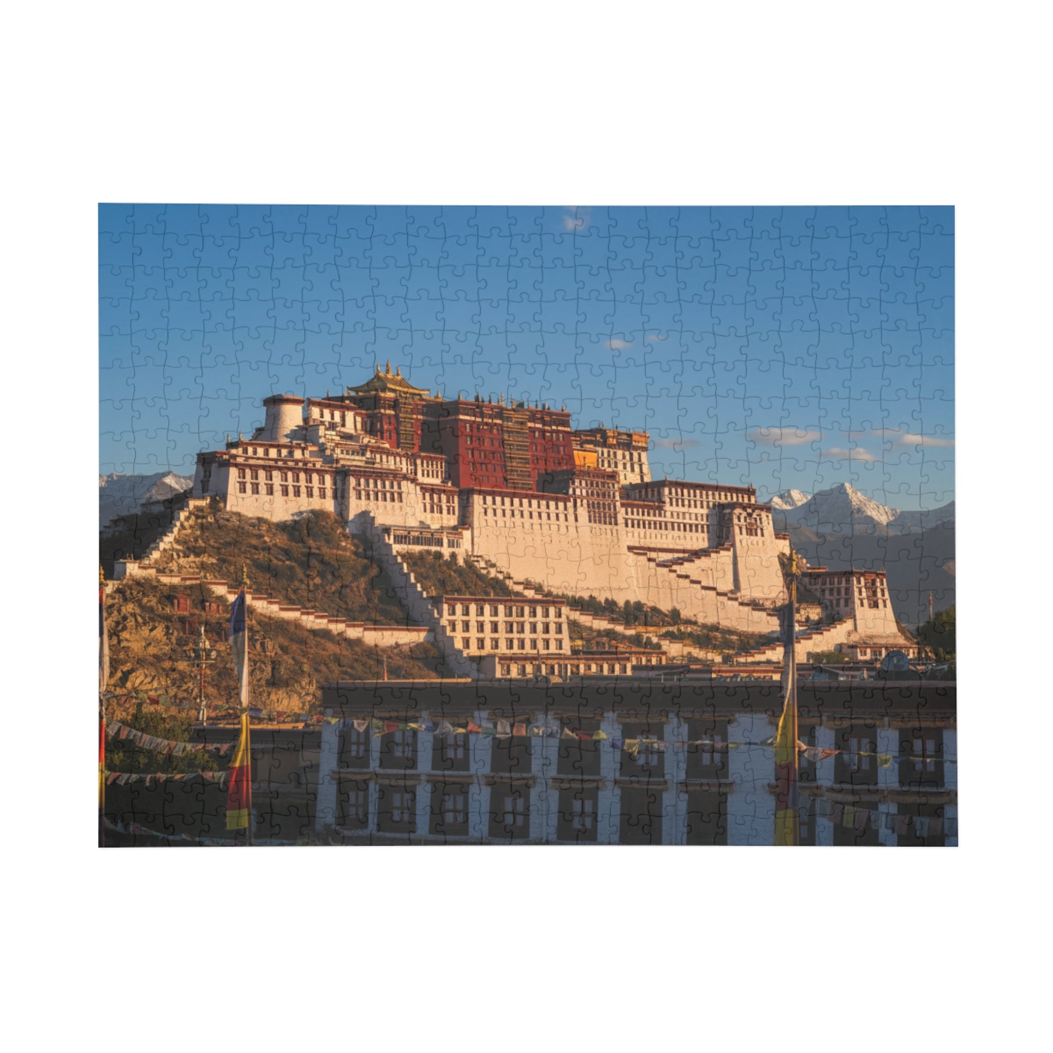 Potala Palace Jigsaw Puzzle — Scenic Tibet Landmark Puzzle (96/252/500/1000 pcs)