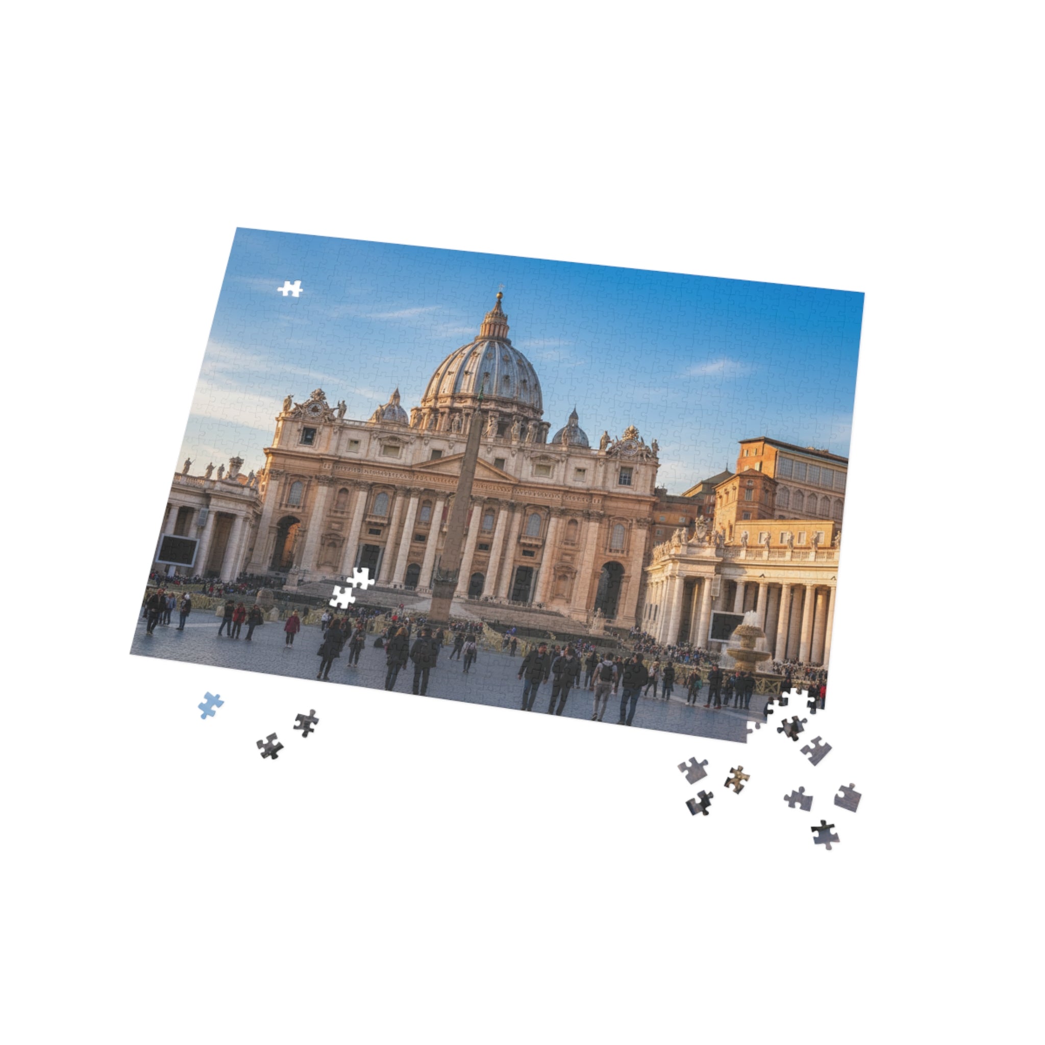 St. Peter’s Basilica Jigsaw Puzzle — Rome Cathedral Landmark Puzzle (96/252/500/1000 pcs)