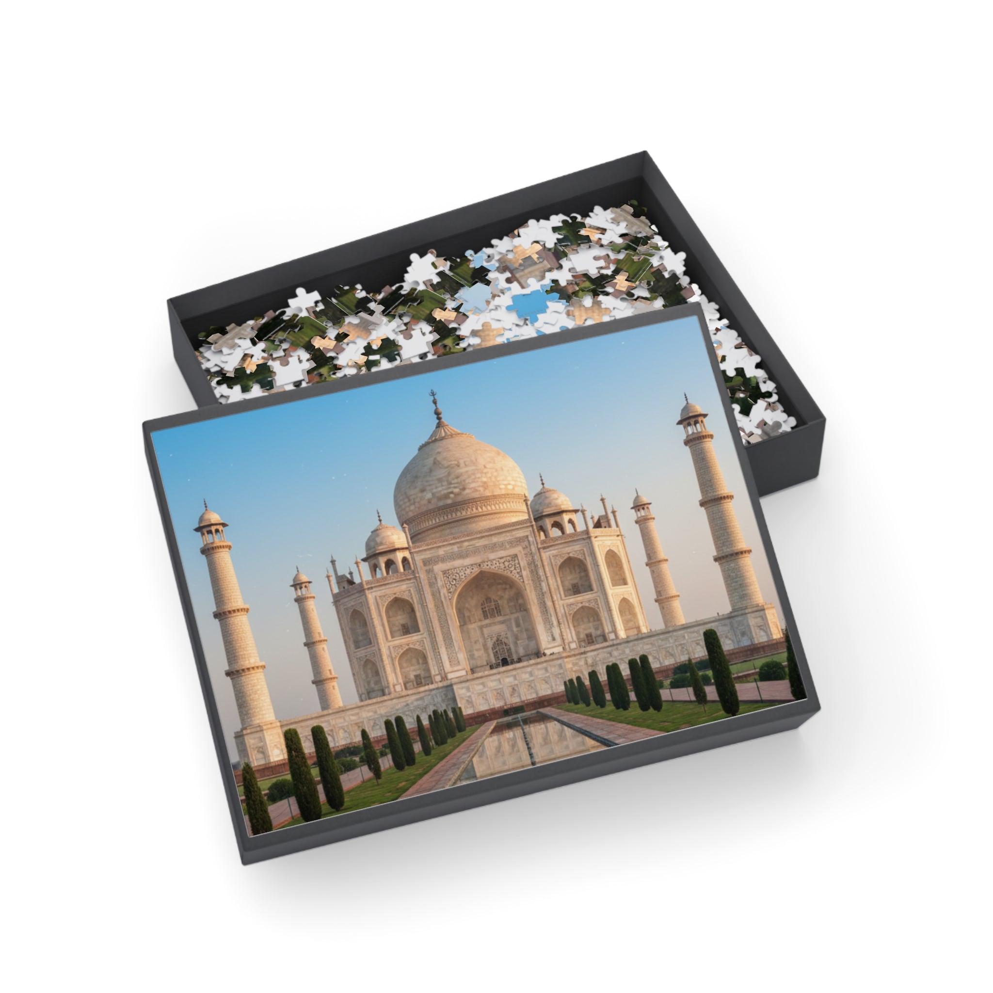 Taj Mahal Jigsaw Puzzle — Scenic India Landmark 96/252/500/1000-Piece