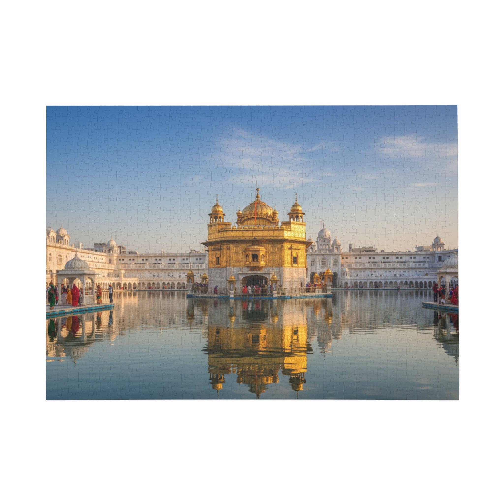 Golden Temple Reflection Jigsaw Puzzle — Scenic India Landmark Puzzle (96/252/500/1000 pcs)