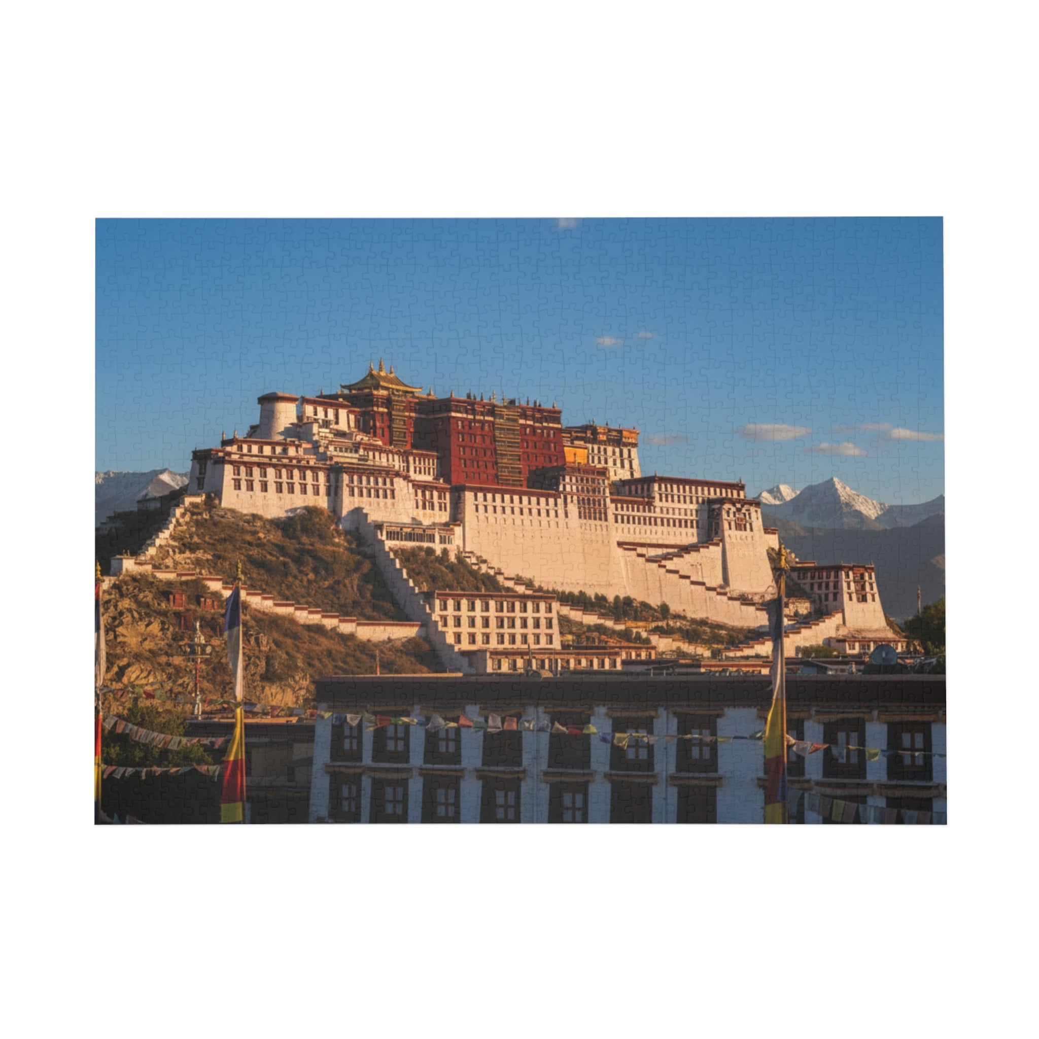 Potala Palace Jigsaw Puzzle — Scenic Tibet Landmark Puzzle (96/252/500/1000 pcs)