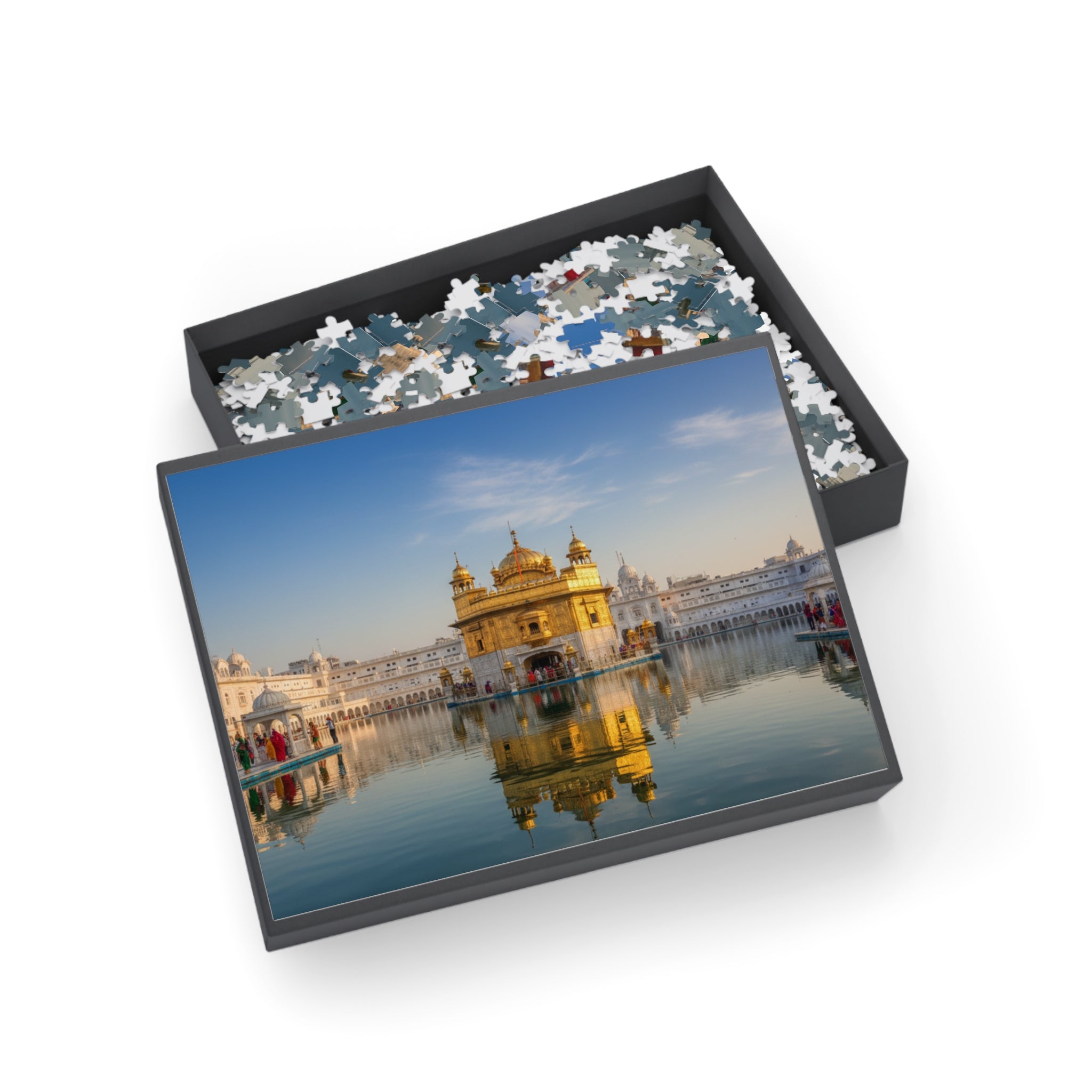 Golden Temple Reflection Jigsaw Puzzle — Scenic India Landmark Puzzle (96/252/500/1000 pcs)