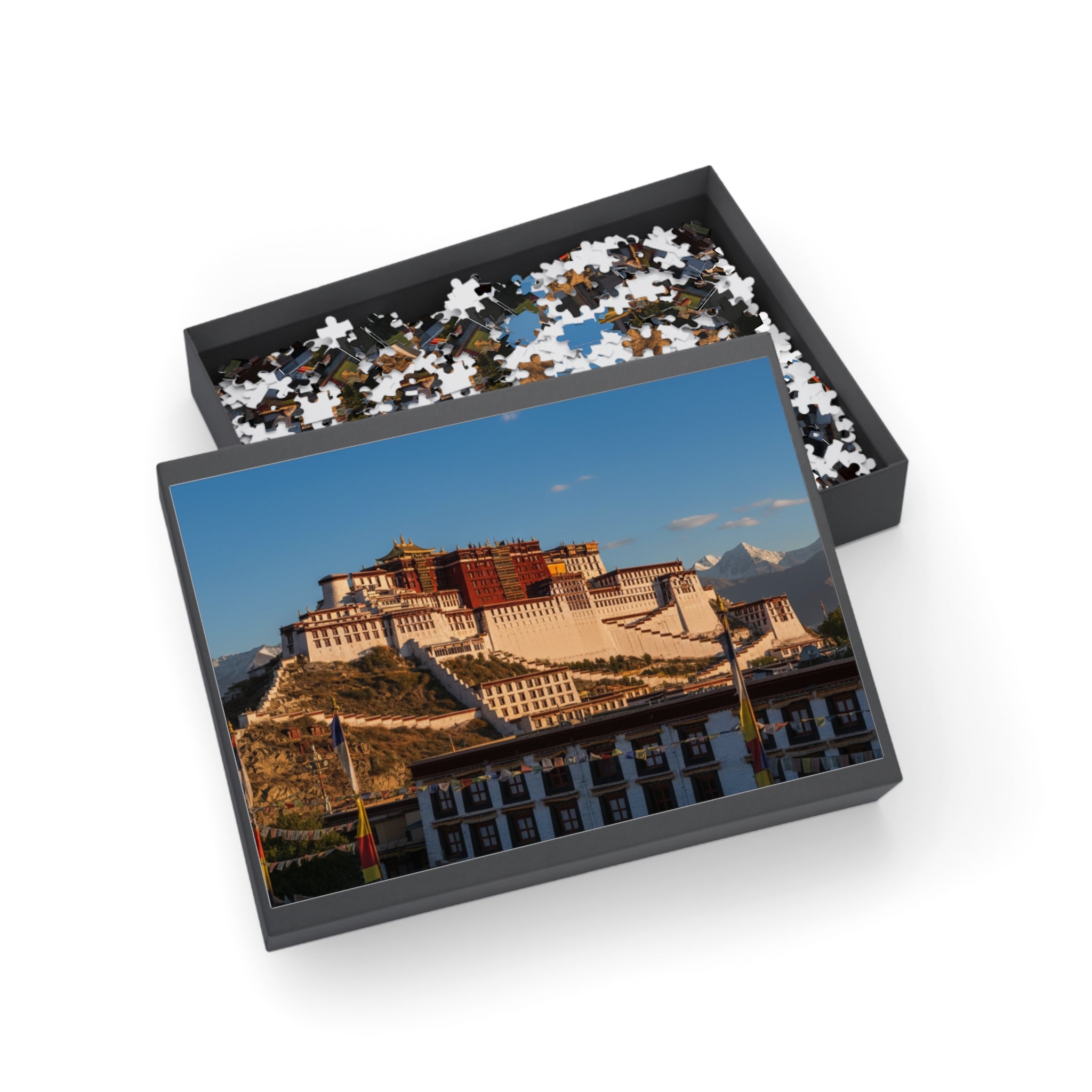 Potala Palace Jigsaw Puzzle — Scenic Tibet Landmark Puzzle (96/252/500/1000 pcs)