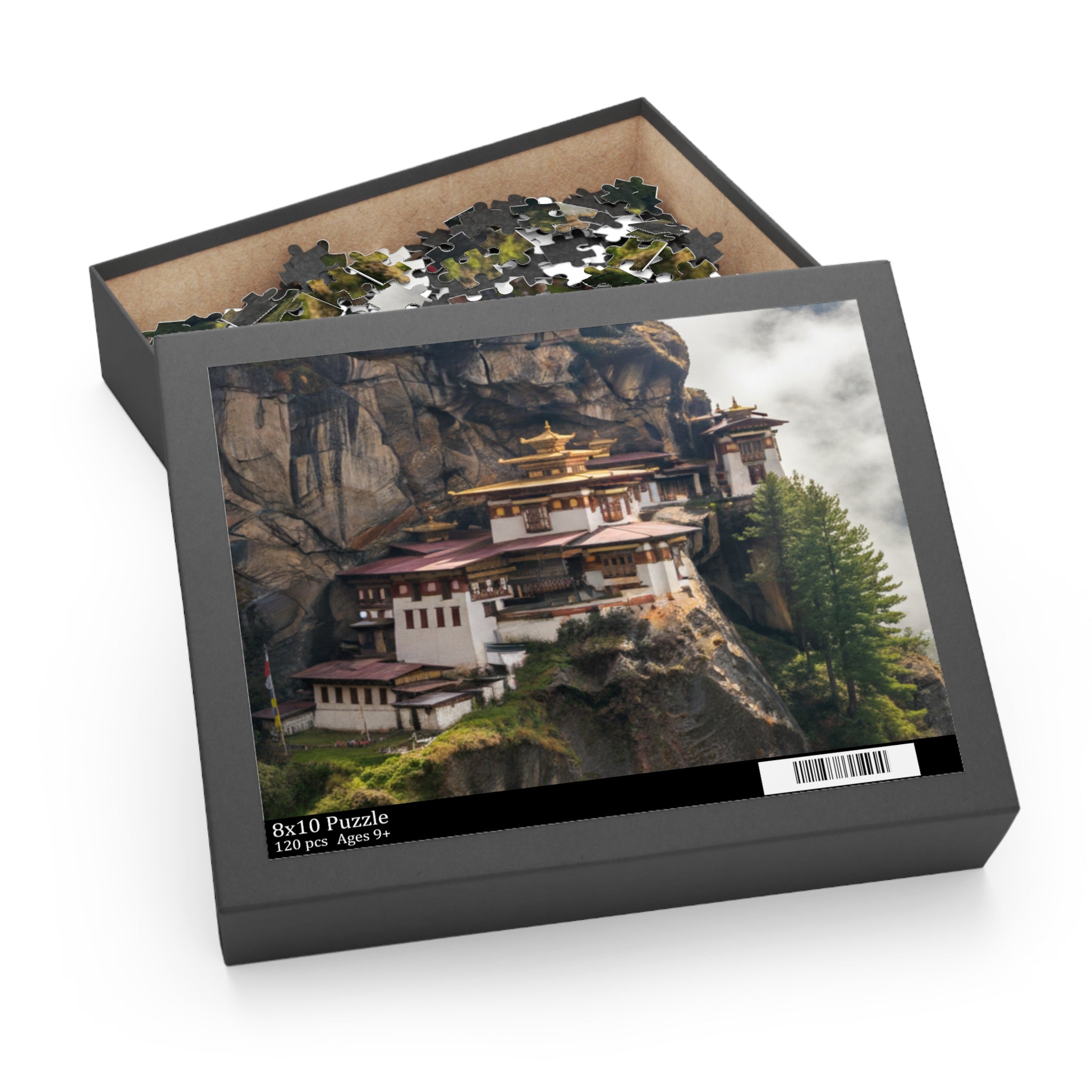 Tiger’s Nest Monastery Scenic Puzzle — 500/252/120-Piece Himalayan Temple Jigsaw