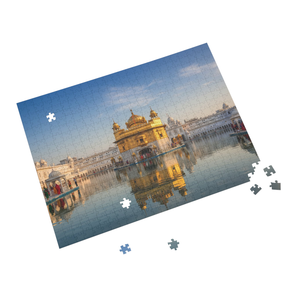 Golden Temple Reflection Jigsaw Puzzle — Scenic India Landmark Puzzle (96/252/500/1000 pcs)