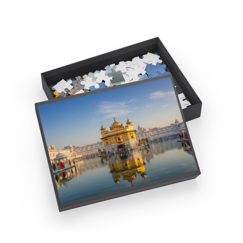 Golden Temple Reflection Jigsaw Puzzle — Scenic India Landmark Puzzle (96/252/500/1000 pcs)