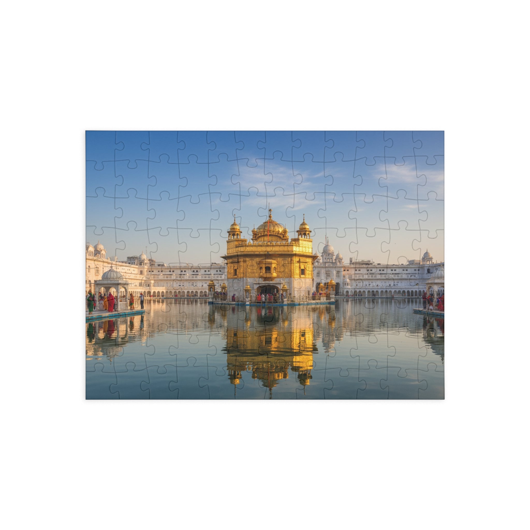 Golden Temple Reflection Jigsaw Puzzle — Scenic India Landmark Puzzle (96/252/500/1000 pcs)