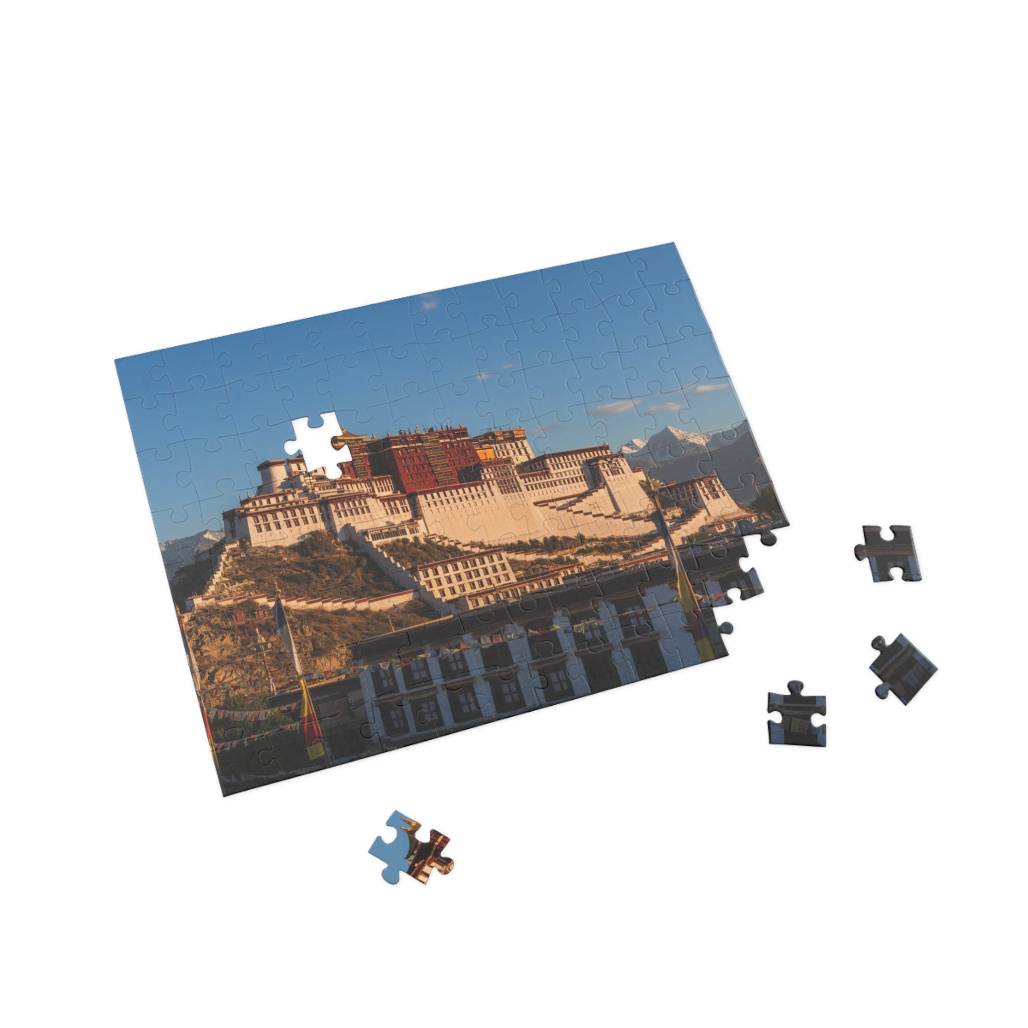 Potala Palace Jigsaw Puzzle — Scenic Tibet Landmark Puzzle (96/252/500/1000 pcs)