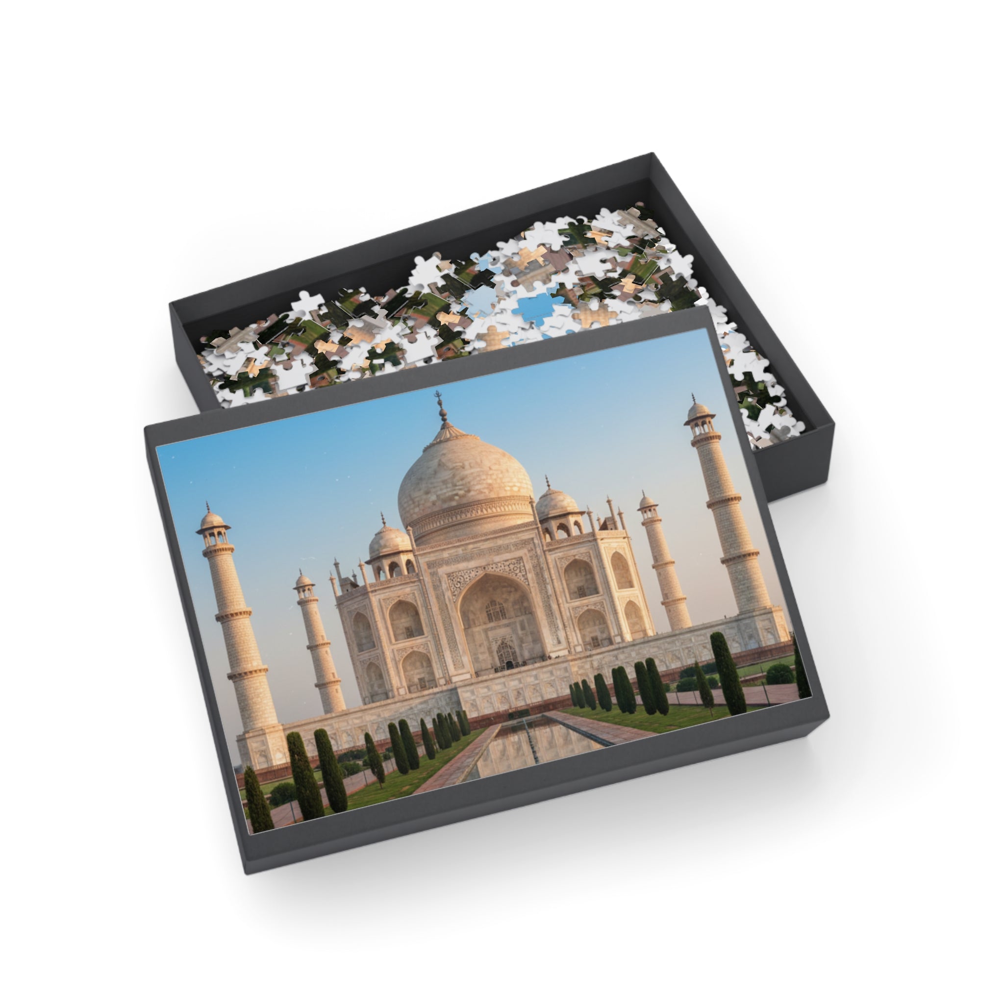 Taj Mahal Jigsaw Puzzle — Scenic India Landmark 96/252/500/1000-Piece