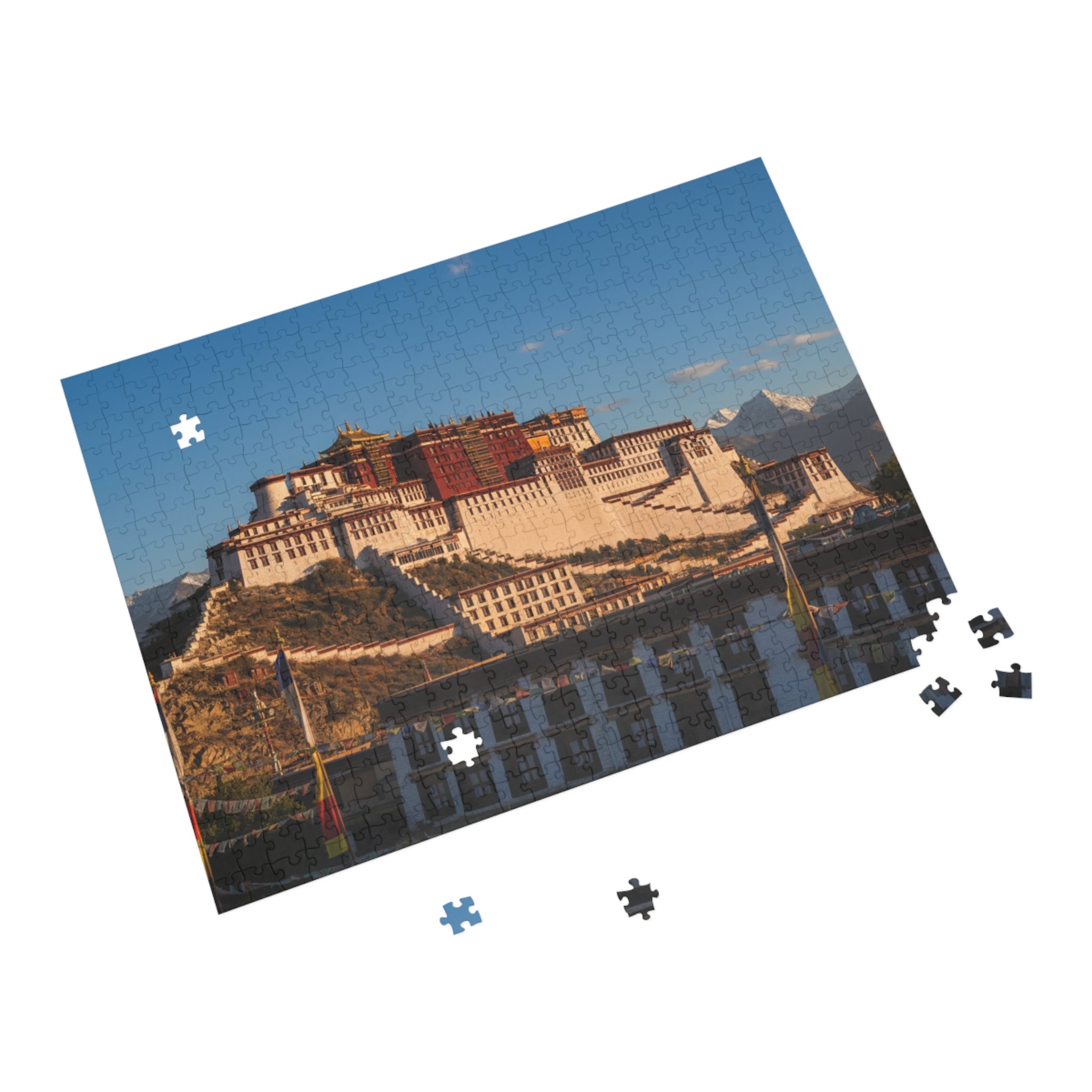 Potala Palace Jigsaw Puzzle — Scenic Tibet Landmark Puzzle (96/252/500/1000 pcs)