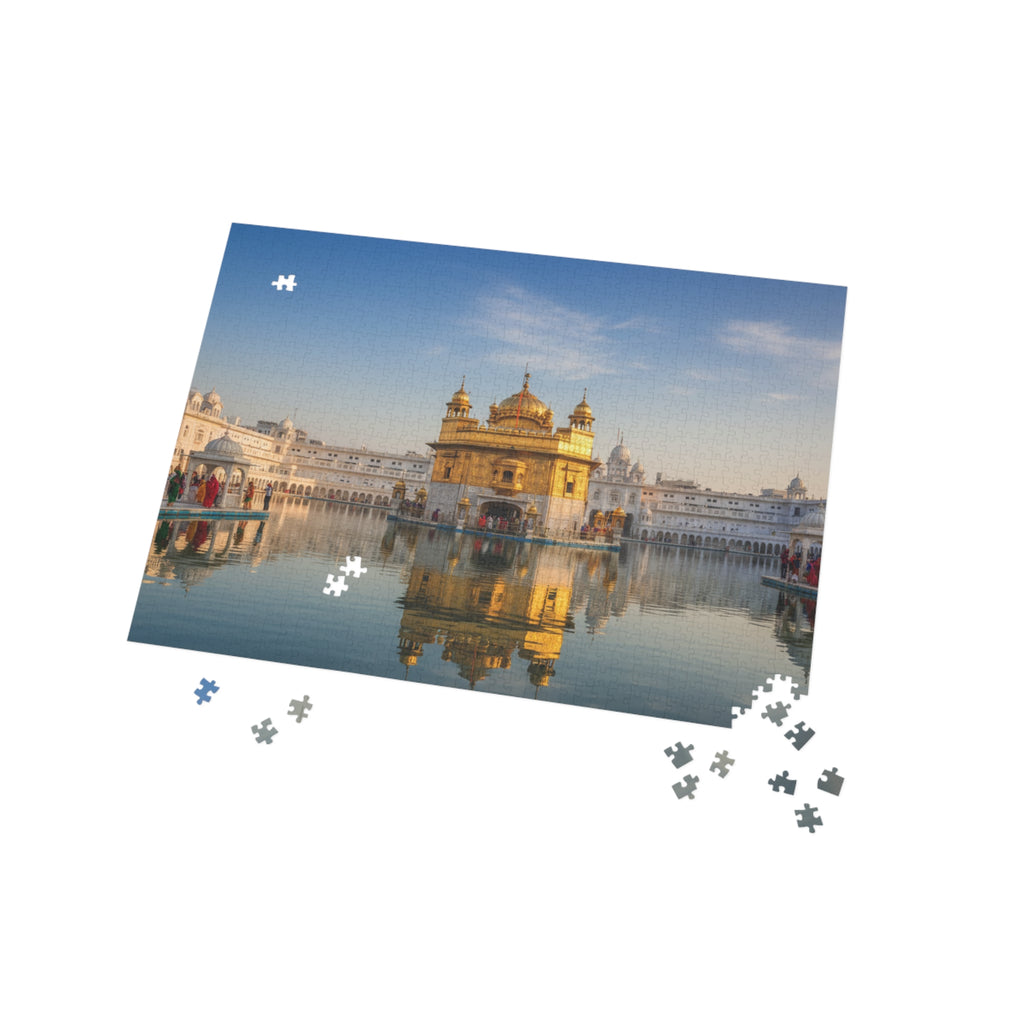Golden Temple Reflection Jigsaw Puzzle — Scenic India Landmark Puzzle (96/252/500/1000 pcs)