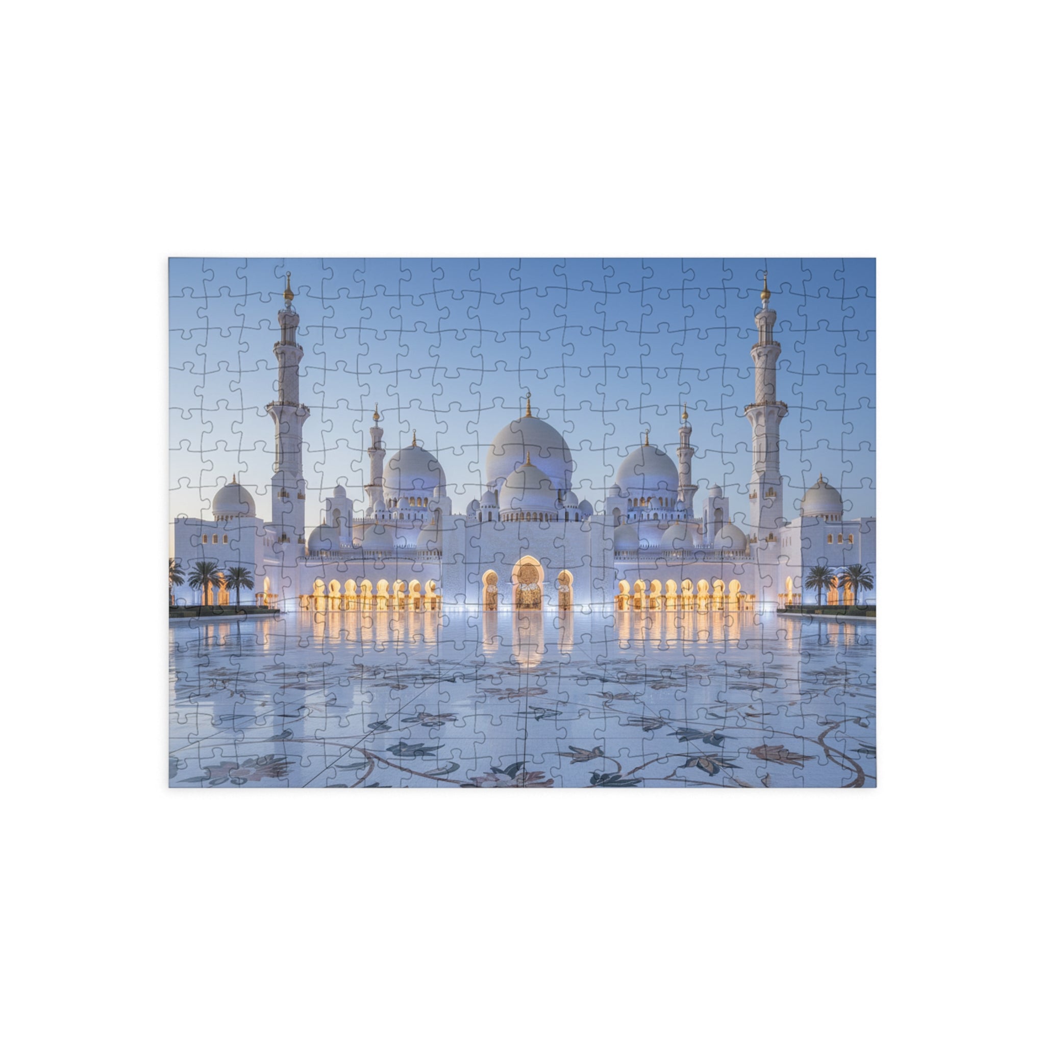 Sheikh Zayed Grand Mosque Puzzle — Scenic Architectural Jigsaw (96–1000 pcs)
