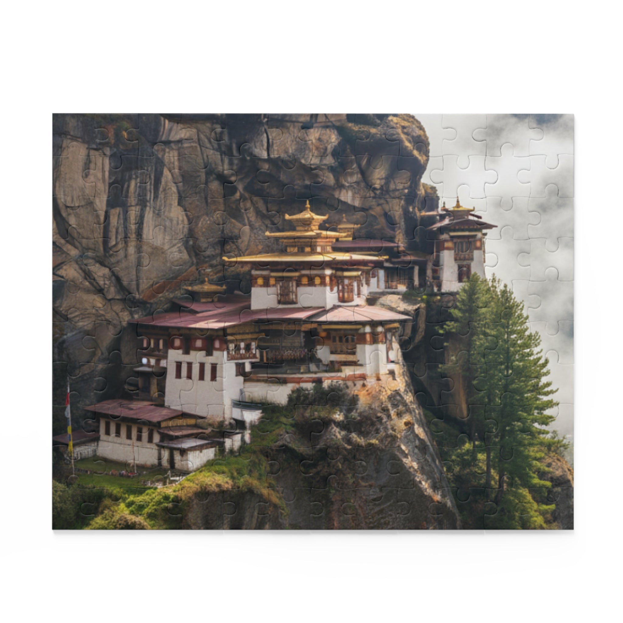 Tiger’s Nest Monastery Scenic Puzzle — 500/252/120-Piece Himalayan Temple Jigsaw